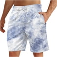 thumbnail image 3 of UVEASISHA Mens Swimwear Shorts Lightweight Quick Dry Swim Trunks Drawstring Elastic Waist Bathing Suits Loose Fit Casual Beach Shorts with Pockets Spring Clearance Sale Multicolor XXL, 3 of 5