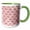 Green/White, variant on 3drose, Pretty Pink and Gold Color Crowns Flat Design, 11oz Two-tone Red Mug