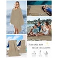 thumbnail image 5 of Brown Farmhouse Beach Towels Oversized Super Absorbent, Vintage Country Monochrome Textured Lightweight Bath Towel Quick Dry Sets For Bathroom/Pool/Rv Camping/Beach Play/Gym Room/Picnic 30"x60", 5 of 8