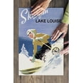 thumbnail image 3 of Ski Fun Lake Louise, Vintage Skier (19x27 inches, Premium 500 Piece Jigsaw Puzzle for Adults and Family, Made in USA), 3 of 4
