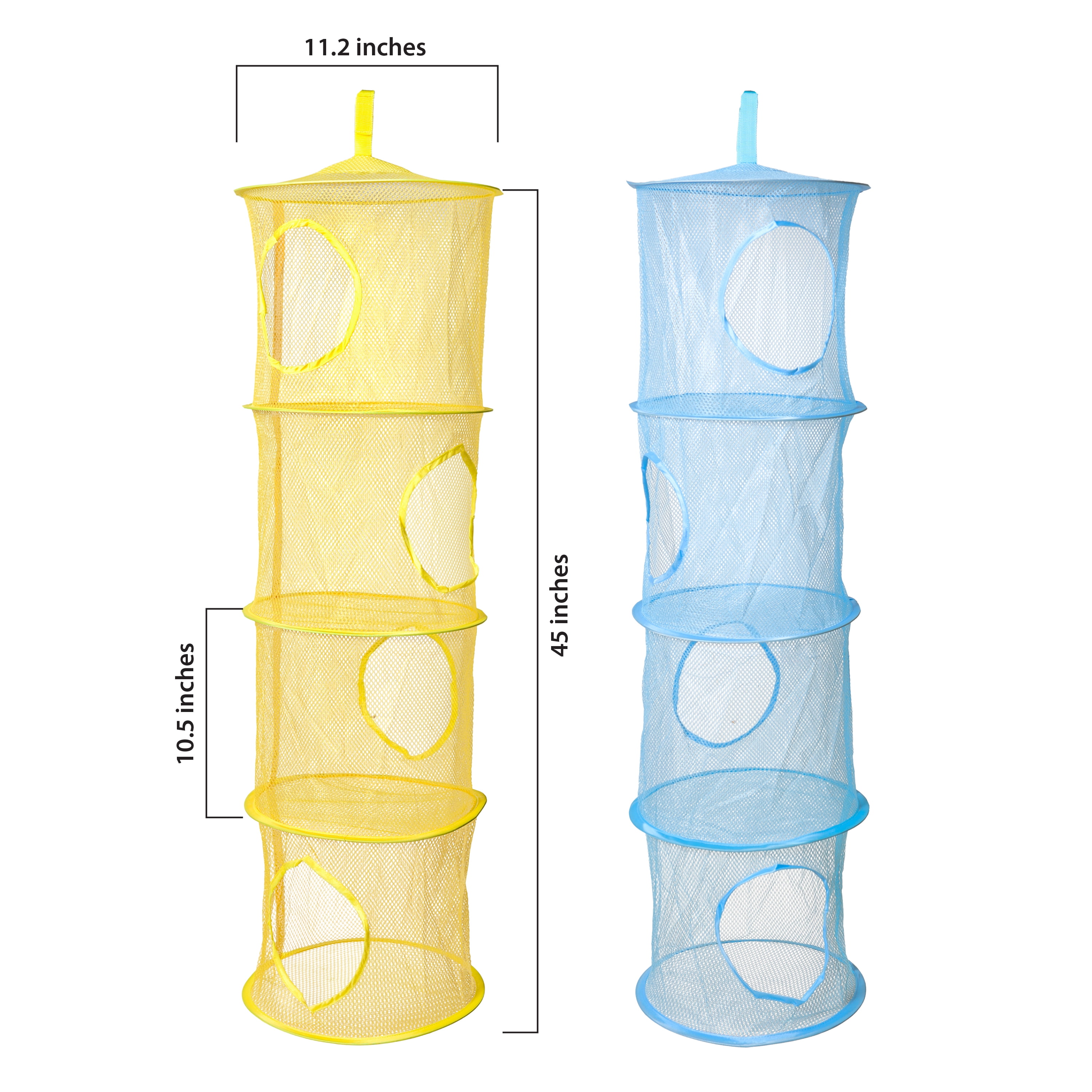 Yellow 11.2 in. x 45 in. Toy Cubby