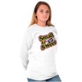 thumbnail image 3 of Retro Candy Small Sweet Tootsie Roll Women's Long Sleeve T Shirt Brisco Brands M, 3 of 6