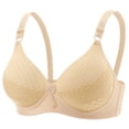thumbnail image 2 of Bixock Wireless Bra for Women No Underwire Plus Size Seamless Tank Bra Fixed Cups Wide Straps Stretch Casual Home Wear Women Under Wear, 2 of 6