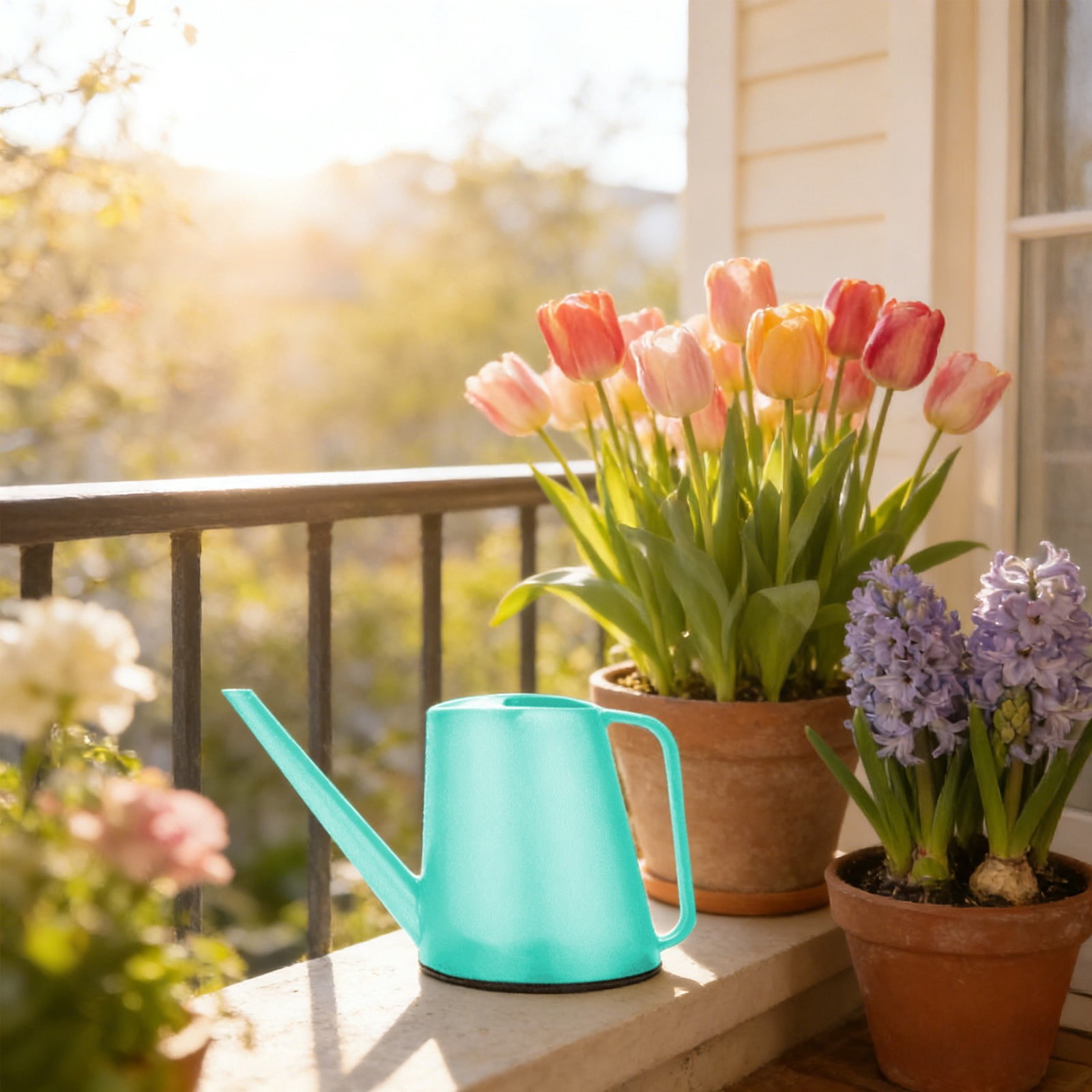 Lunxisen 1 Pcs Watering Can For Home Gardening Enthusiasts Long Spout Planter Care Indoor Outdoor Plant Watering Tool