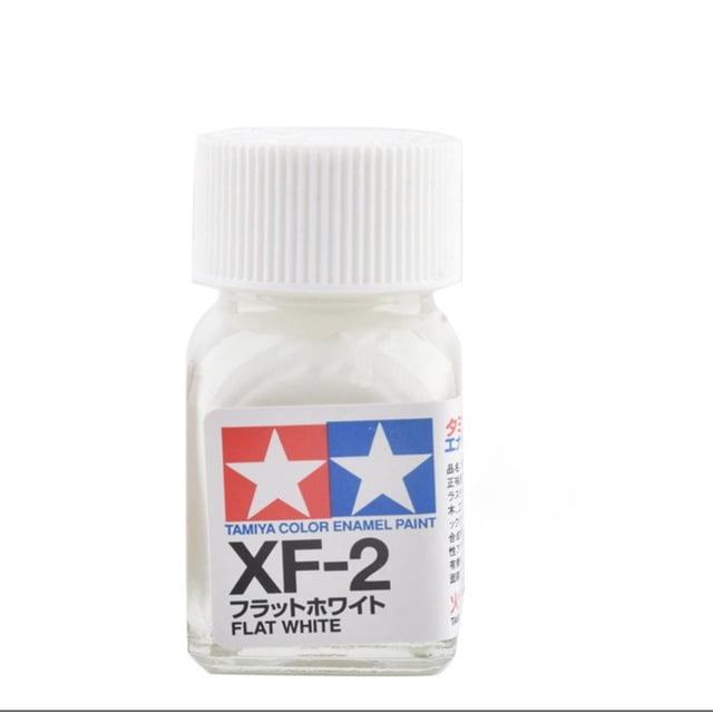Tamiya XF-2 Peinture Émail Blanche Plate 10 ml pour Modèles Réduits Miniatures