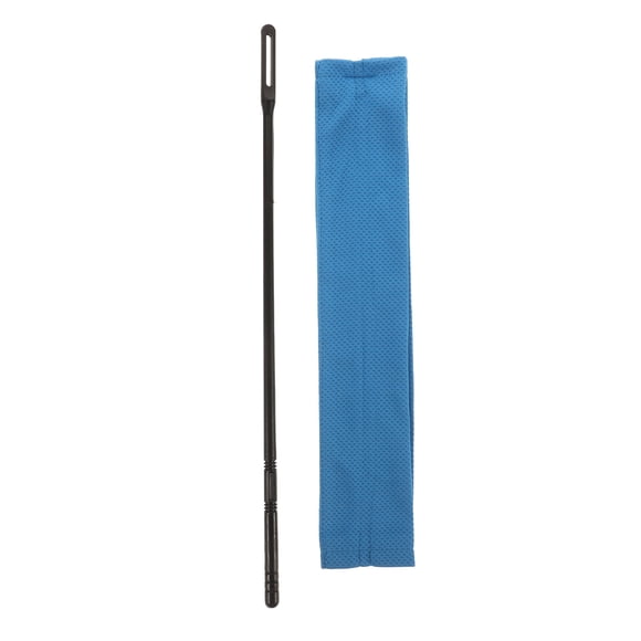 BRIGHTFUFU Paño de limpieza de flauta con varilla de sonda para mantenimiento integral Paño de limpieza de instrumentos Paño duradero para mantenimiento de flauta