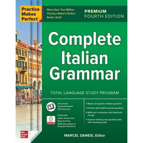 Practice Makes Perfect: Complete Italian Grammar, Premium Fourth Edition, (Paperback)