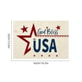 thumbnail image 3 of huayou 4th of July Patriotic Placemat, 12.6x16.5 Inch Red White Blue Theme Pattern Placemat, for Party Kitchen Farmhouse, 3 of 6
