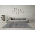 thumbnail image 3 of Ahgly Company Indoor Round Abstract Gray Modern Area Rugs, 5' Round, 3 of 4