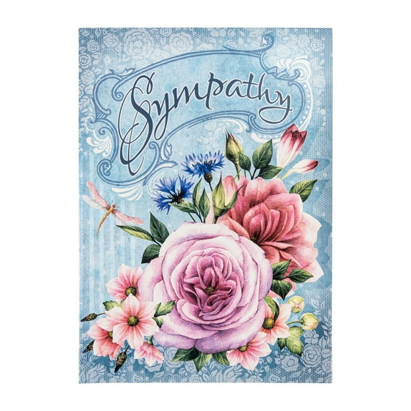 Single Cards: Sympathy Floral - Psalm 119:76 (Set of 6)