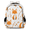 Blue, variant on Christmas Fawns Travel Backpack for Adults, Multi-Functional Casual Daypack with Adjustable Shoulder Straps, Deer Snowflakes Laptop Bag for Work Outdoor