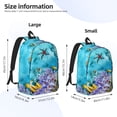 thumbnail image 6 of Wukai Corals and Tropical Fish Paper Reusable Cosmetic bag,Travel Toiletry Organizer Capacity,Waterproof Puzzle Bags, 6 of 7