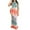 Light Blue, variant on IROINNID Women's Sleeveless Bodycon Dress Round Neckline Tie-dye Ladies Halterneck Button Long Dress Strapless Print Dress
