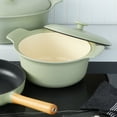 thumbnail image 5 of BergHOFF Ron Cast Iron 10" Dutch Oven 4.4qt. with Lid, Green, 5 of 10