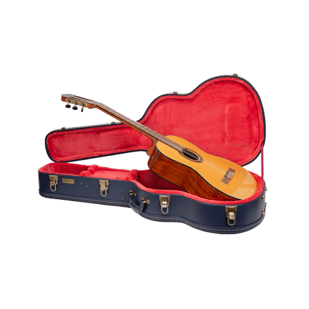 Crossrock Wooden For 4/4 Classical Guitars Mink Imitation Fleece-Ocean Blue