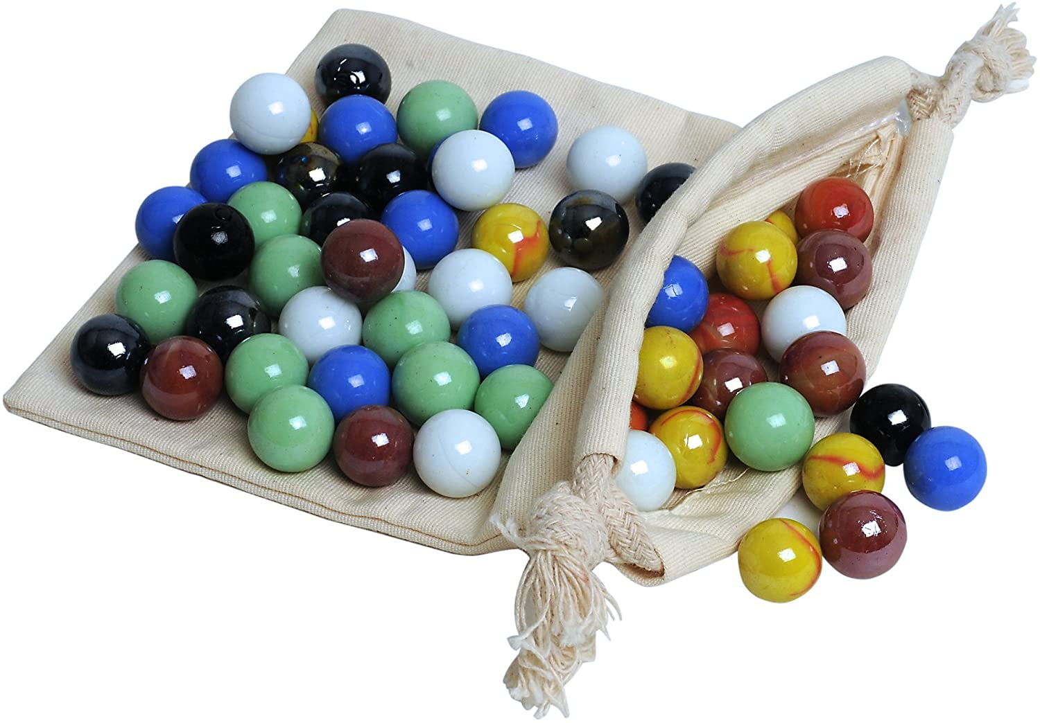 WE Games Solid Wood Chinese Checkers Board Game Set with Glass Marbles, 11.5 inches
