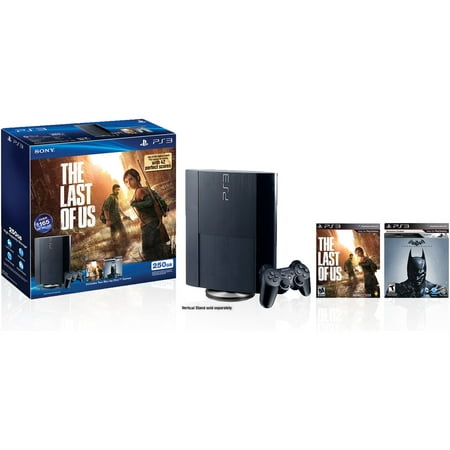 PS3 250GB Console Bundle with The Last of Us and Batman Arkham (PS3)