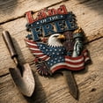 thumbnail image 6 of 4th of July Decoration Metal Yard Stake, 12" Outdoor Garden Decor Rustproof Metal Ornament for Patio Front Porch Flag Memorial Day Veterans Day Holiday Decorations, 6 of 8