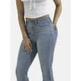 thumbnail image 4 of No Boundaries Stretch Denim Bootcut Jeans, 32" Inseam, Women's and Plus Sizes 00-28W, 4 of 5