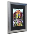thumbnail image 2 of Trademark Fine Art 'Dog Is Love' Canvas Art by Dean Russo, Black Matte, Silver Frame, 2 of 4