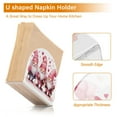 thumbnail image 4 of Gnomes Pink Napkin Holder for Table Clear Napkin Stand Paper Holder Acrylic Organizer Dispenser Napkins for Dinner Kitchen Restaurant Room, 4 of 8