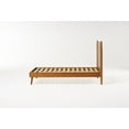 thumbnail image 3 of OkiOki Mid-Century Natural Stained Solid Acacia Wood Bed, Twin XL, 3 of 5