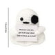 thumbnail image 4 of Apoyo Emocional Muñeca Ganchillo Divertidos para Aliviar El Estrés Tejer (fantasma), 4 of 9