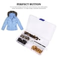thumbnail image 4 of Button Tool Set Woman's Shirts Blouses for Women Shirt Fasteners Clothing Snaps Kit Cloth Metal Studs Women's, 4 of 6