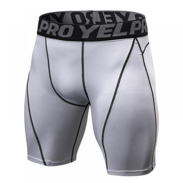 Shorts de Compression pour Hommes Spandex Course Entraînement sous-Vêtements Athlétiques