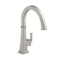 thumbnail image 2 of Kohler K-23830 Riff 1.5 GPM Single Hole Pull Down Kitchen Faucet - Chrome, 2 of 7