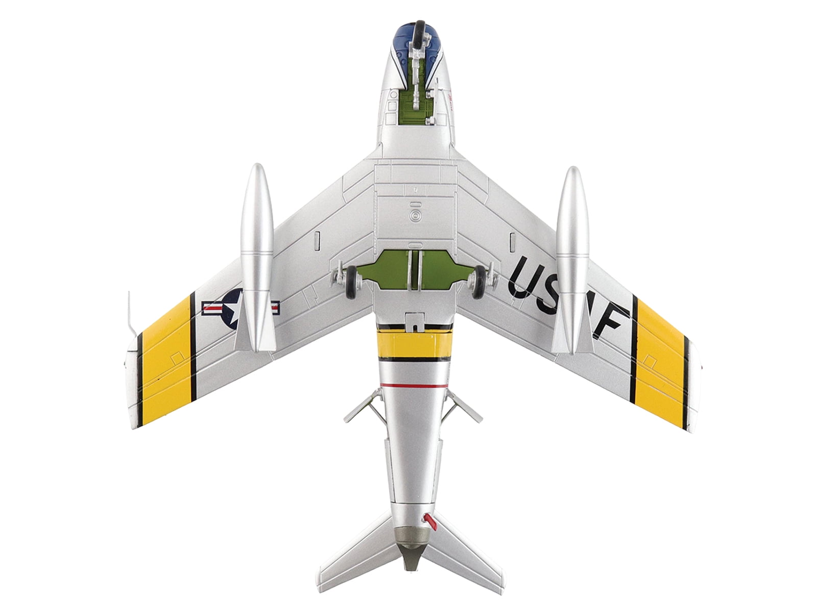 Hobby Master | 1:72 Scale Diecast Military Aircraft Replica | F-86F Gene Kranz 24872, USAF, EAA Aviation Museum | Model HA4327