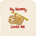 thumbnail image 4 of Inktastic My Mommy Loves Me Sloth Boys or Girls Toddler T-Shirt, 4 of 5