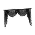 thumbnail image 3 of Ventana de cascada Venance Vintage Diseño Vintage Romántico Romántico transpirable con Bead Tassels Cerecho de botas para las cortinas de café baño Ancho 150 cm, 3 of 8