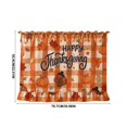 thumbnail image 3 of Darzheoy Thanksgiving Oven Door Skirt, Pumpkin Maple Leaf Turkey Ribbon Ties, Fall Decor Thanksgiving Indoor, Stove Decorative Curtain No-Drill for Home Kitchen, 3 of 6