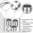 thumbnail image 3 of 12Pack English Muffin Rings 3.15 Inch Crumpet Rings Stainless Steel Double Rolled Tart Rings, Round Metal Cooking Pastry Ring Molds for baking, 3 of 7
