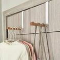 thumbnail image 6 of Sturdy Iron Wood Foldable Hooks Over Door Storage for Hanging Coat Robes, 6 of 18