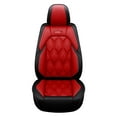 thumbnail image 3 of Maidao Car Seat Covers Leather Custom Fit for BMW for 8series 1990-1999 5 Seats Waterproof Front Rear Cushion Protector Red, 3 of 6