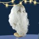 thumbnail image 2 of Conjunto de peluca y barba de Papá Noel, disfraz divertido de barba de Papá Noel con cuerda elástica W, 2 of 4