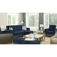 thumbnail image 5 of Ottomanson Origins Air Modern Convertible L-Shaped Sectional Sofa, Turquoise Color Microfiber, 5 of 9