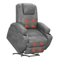 thumbnail image 7 of Homall Lift Recliner Comfy Chair Power Massage Electric Recliner Chairs for Adults,Gray, 7 of 7