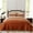 Orange, variant on 3-Piece King Size Quilt Set - Orange Rust Bohemian Bedspread Coverlet with 2 Pillow Shams, Microfiber