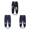 thumbnail image 3 of Phenas 3 Pack Toddler Boys Sweatpants Cotton Joggers Pants with Pocket and Drawstring, 3 of 7