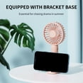 thumbnail image 4 of Gifts Clearance Mini Fan for Desk Mini Portable Small Fan Quiet Rechargeable Office Desktop Fan, 4 of 5
