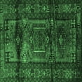 thumbnail image 1 of Ahgly Company Indoor Square Persian Emerald Green Traditional Area Rugs, 7' Square, 1 of 4
