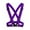 Purple, variant on High Visibility Neon Reflective Vest for Running and Cycling Sports With Adjustable Belt for Enhanced Safety Outdoor Gear