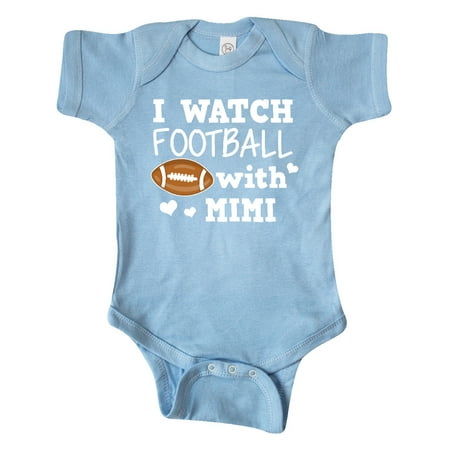 

Inktastic I Watch Football with My Mimi Gift Baby Boy Bodysuit