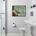 thumbnail image 5 of Sports Football Wall Art Motivational Pictures Wall Decor Team Inspirational Canvas Painting Print Home Modern Artwork Decorations Framed for Office Living Room Bedroom Bathroom 16 x 12 inch, 5 of 6