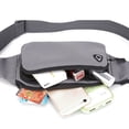 thumbnail image 4 of Workout Waist Bag Grey Waist Bag Bike Riding Waist Bag Crossbody Belt Bag Waterproof Waist Pouch Men and Women Fitness, 4 of 4