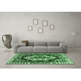 thumbnail image 3 of Ahgly Company Indoor Rectangle Medallion Emerald Green French Area Rugs, 4' x 6', 3 of 4