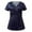 Navy, variant on Women's Dressy Maternity Nursing Tops, 2025 Layered Wrap for Breastfeeding, Elegant V-Neck Ruched Pregnancy Tee Top Tunic Blouse Casual Mama Clothes